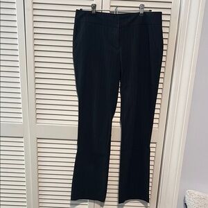 New York & Company Black Striped Trousers